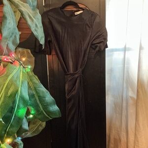 Zara Silk Wrap Dress/ Top